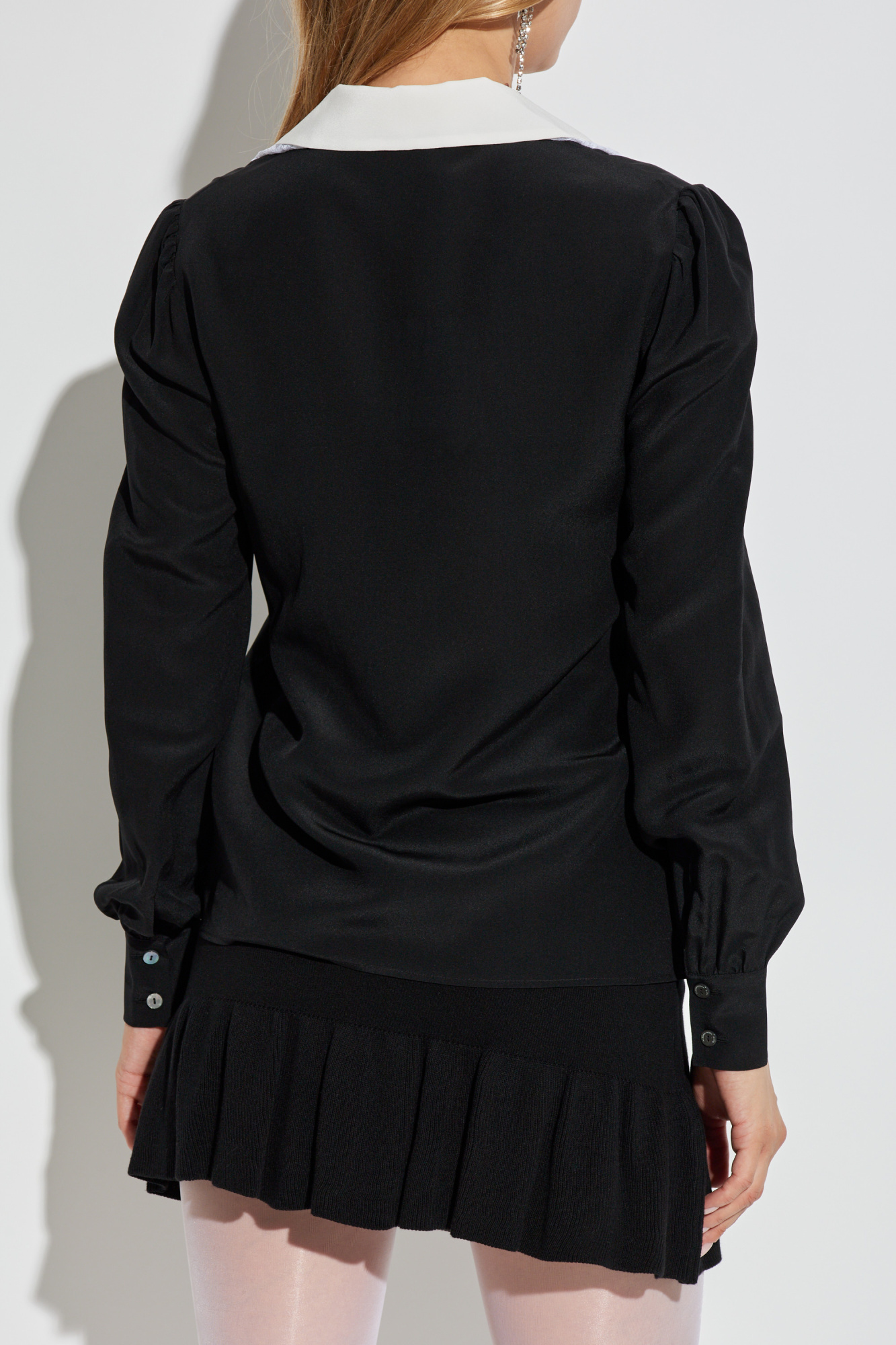 ジャケット ALESSANDRA RICH Women Outer FABX3993F4085 0900 Black Alessandra Rich Silk shirt | Women's Clothing | Vitkac